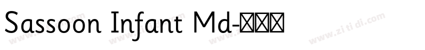 Sassoon Infant Md字体转换